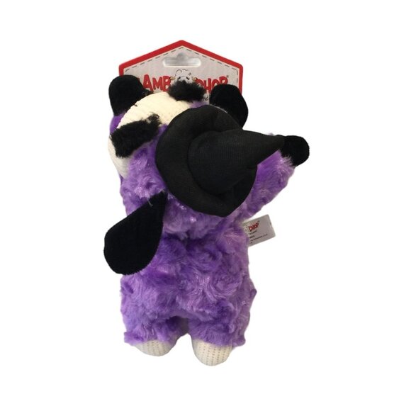 Lamb Chop Purple Witch Halloween Plush Squeak 9" Dog Toy - Picture 2 of 4